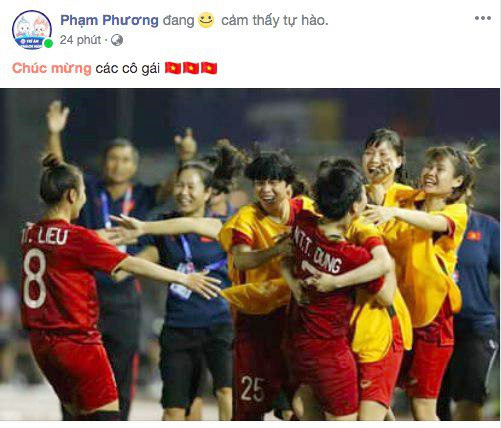 Cộng đồng mạng vỡ òa trước chiến thắng quá tuyệt vời của đội tuyển quốc gia nữ Việt Nam, ai cũng khóc vì hạnh phúc tự hào - Ảnh 9.