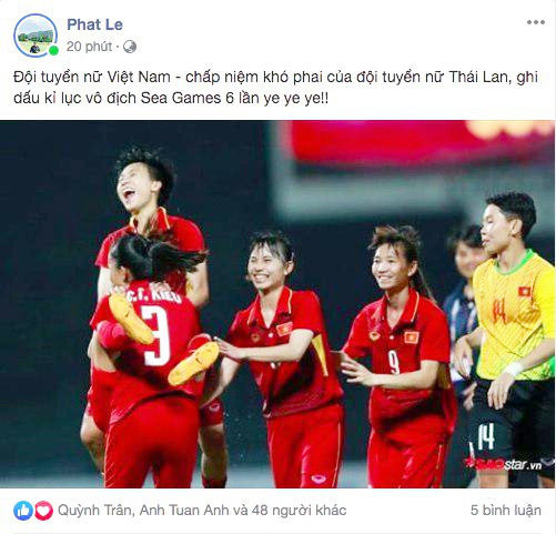 Cộng đồng mạng vỡ òa trước chiến thắng quá tuyệt vời của đội tuyển quốc gia nữ Việt Nam, ai cũng khóc vì hạnh phúc tự hào - Ảnh 7.