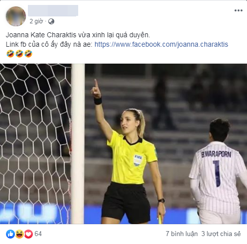 Dân mạng phát sốt với nữ trọng tài 26 tuổi xinh đẹp trận chung kết nữ Việt Nam - Thái Lan, đã có kẻ nhanh tay lập Facebook &quot;fake&quot; - Ảnh 1.