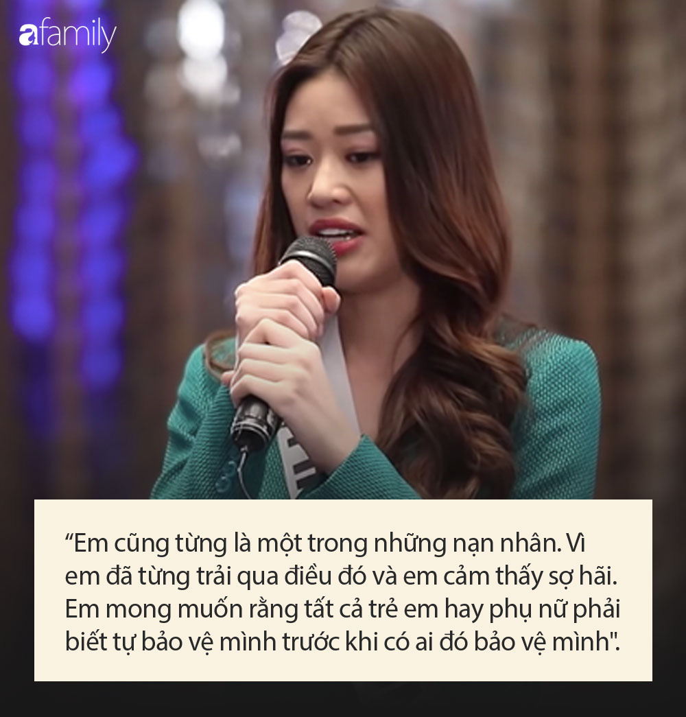 Tân Hoa hậu Hoàn vũ Việt Nam gây sốc khi tiết lộ là nạn nhân ấu dâm, luôn cố gắng thay đổi mình mạnh mẽ, đôi khi có phần đàn ông - Ảnh 2. Tân Hoa hậu Hoàn vũ Việt Nam Khánh Vân sợ hãi vì từng bị bạo hành và ấu dâm, không dám ở 1 mình trong thời gian dài - Ảnh 4.