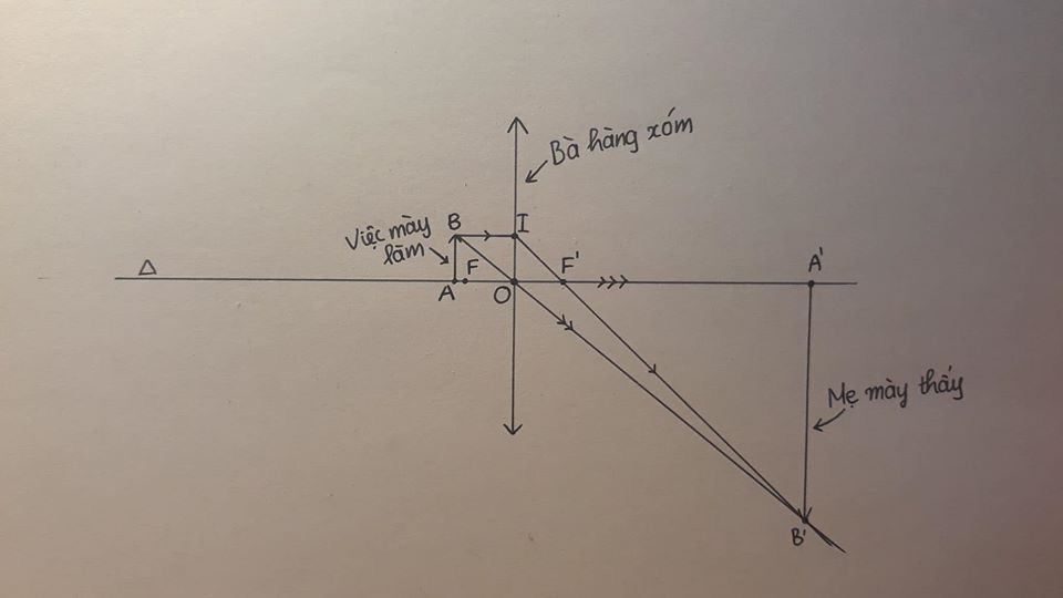 Lý Thuyết Thấu Kính Hội Tụ Thật Gần Gũi Khi Được So Với Bà Hàng Xóm, Nam  Sinh Khiến Ai Nấy