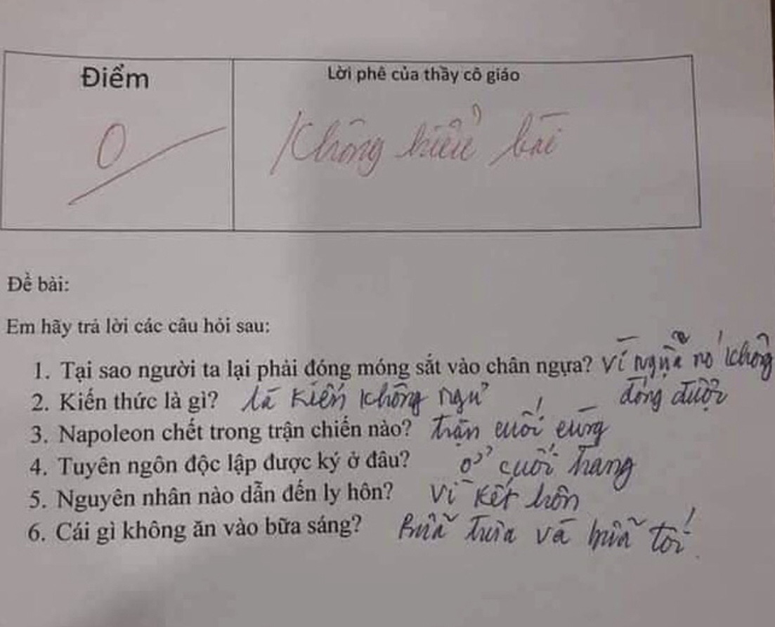 Cô giáo ra đề &quot;đếm ngược dãy số từ 1 tới 9&quot;, học sinh lớp 1 trả bài &quot;nghe vô lý nhưng cực thuyết phục&quot; khiến ai nấy phì cười - Ảnh 3.