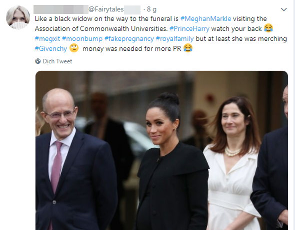 Meghan xuất hiện thanh lịch với mái tóc búi cao gọn gàng nhưng vẫn bị chê trông như “góa phụ” vì điều này - Ảnh 4. Meghan xuất hiện thanh lịch với mái tóc búi cao gọn gàng nhưng vẫn bị chê trông như “góa phụ” vì điều này - Ảnh 4.
