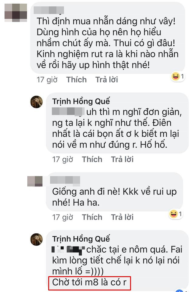 Bị dân mạng tấn công facebook đòi xem nhẫn nửa tỷ, Hồng Quế có phản ứng bất ngờ - Ảnh 4.