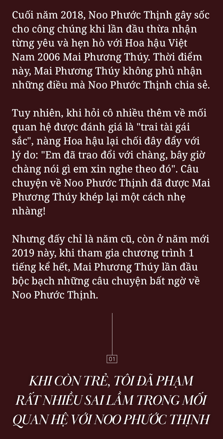 Mai Phương Thúy: Tôi yêu gương mặt Noo Phước Thịnh như cách anh ấy yêu chiều cao của tôi - Ảnh 1.