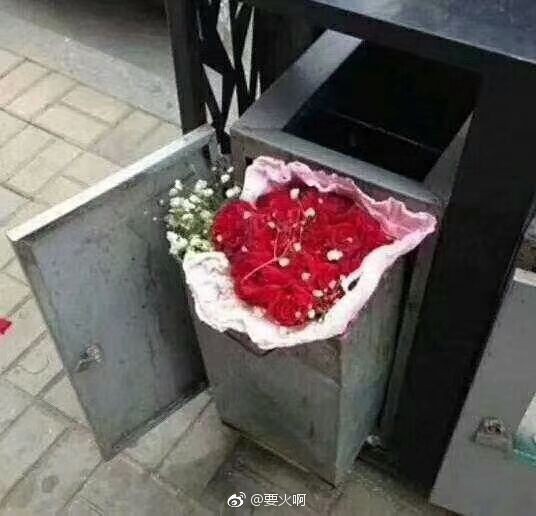 Ảnh buồn: Đến thùng rác cũng có hoa vào ngày Valentine còn đội ế thì không - Ảnh 3.