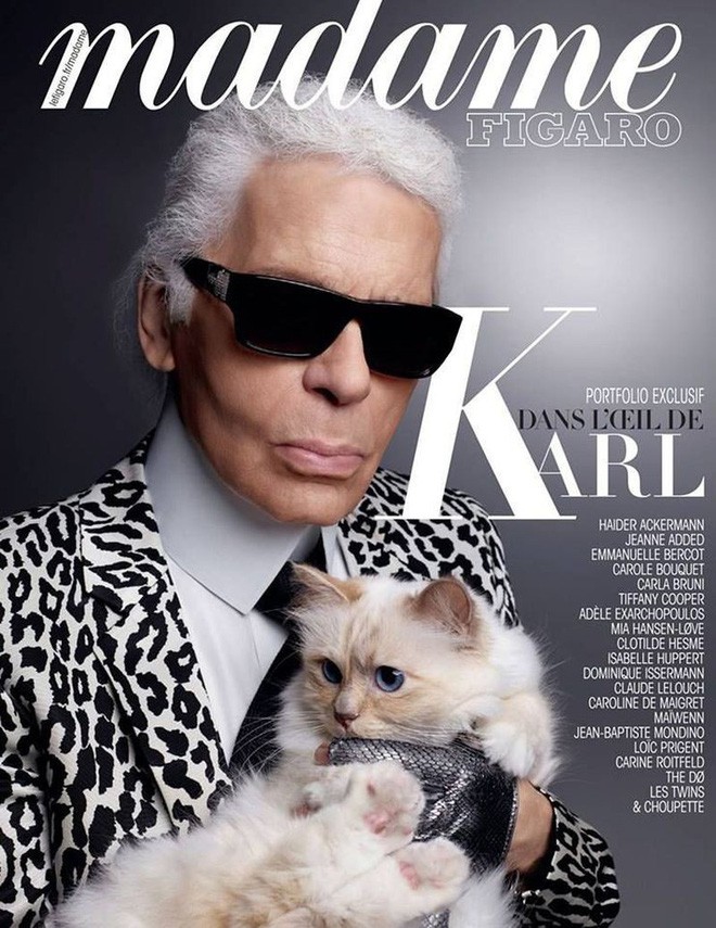 Nàng thơ bên Karl Lagerfeld: Choupette nàng thơ bên Karl Lagerfeld 