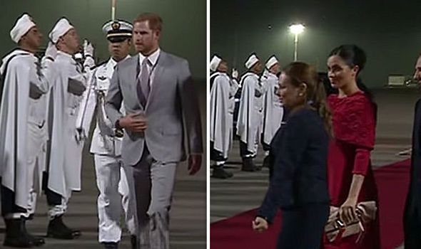 Khoảnh khắc Meghan ngượng chín mặt khi bị chồng bỏ rơi tại sân bay được người dùng mạng chia sẻ rần rần - Ảnh 2. Khoảnh khắc Meghan ngượng chín mặt khi bị chồng bỏ rơi tại sân bay được người dùng mạng chia sẻ rần rần - Ảnh 2.