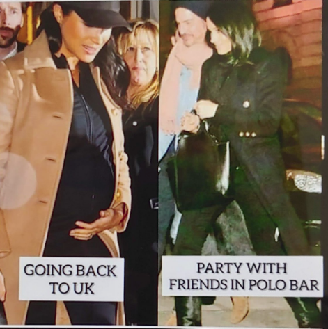Sau chuyến công du ồn ào, Meghan bị người dùng mạng soi ra một loạt điểm bất thường về bụng bầu hơn 7 tháng - Ảnh 1. Sau chuyến công du ồn ào, Meghan bị người dùng mạng soi ra một loạt điểm bất thường về bụng bầu hơn 7 tháng - Ảnh 1.