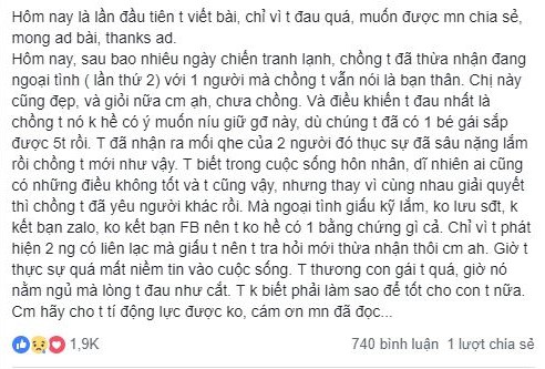 Ngoại tình ly kì như phim: Không lưu số điện thoại, không kết bạn Zalo lẫn Facebook, nhưng bất ngờ nhất là danh tính kẻ thứ 3 - Ảnh 1.