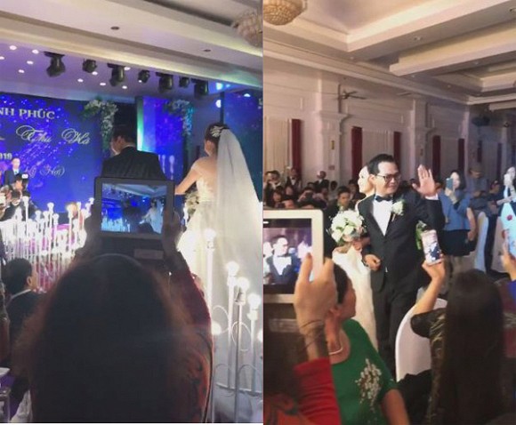 NSND Trung Hiếu tổ chức đám cưới với vợ trẻ kém 19 tuổi ở Thái Bình, bất ngờ nói điều này khiến cả hội trường thích thú - Ảnh 4.