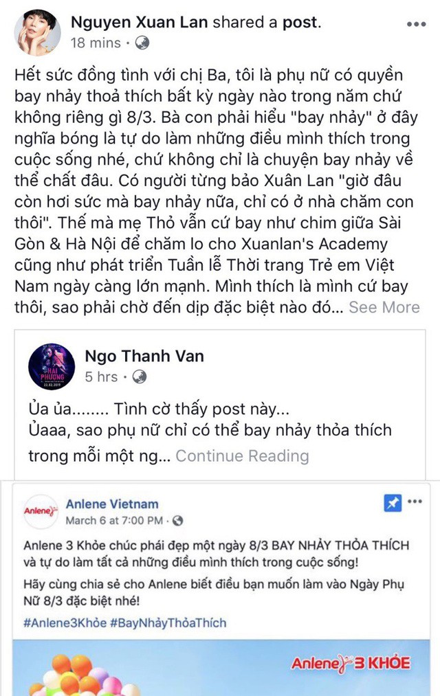 Toàn cảnh vụ Hai Phượng – Ngô Thanh Vân “đối đáp” với Anlene trên mạng xã hội và cái kết siêu bất ngờ - Ảnh 3.