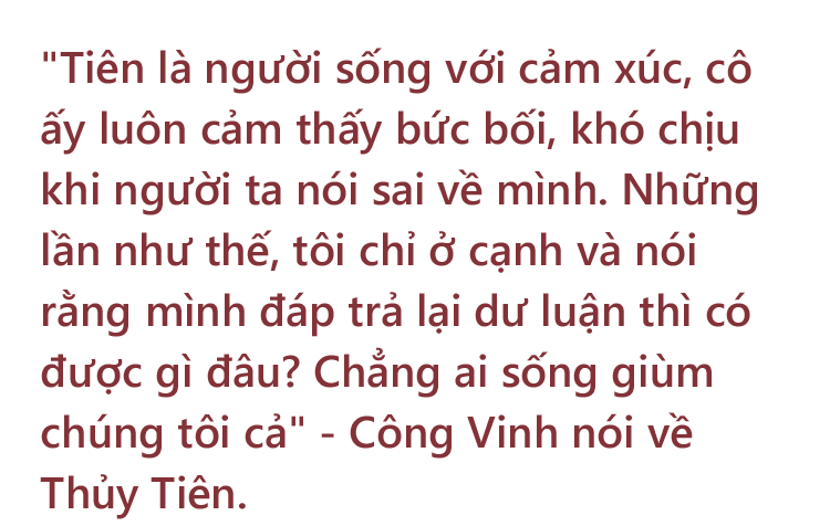 Thủy Tiên - Công Vinh: Vợ chịu nhiều thiệt thòi, dù cô ấy có đòi ly hôn hay đuổi khỏi nhà, tôi cũng nhất quyết không đi! - Ảnh 1.