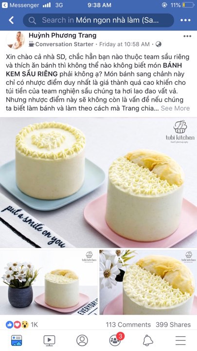 Đây là công thức bánh kem sầu riêng khiến các chị em đứng ngồi không yên trong 2 ngày cuối tuần vừa qua - Ảnh 1.