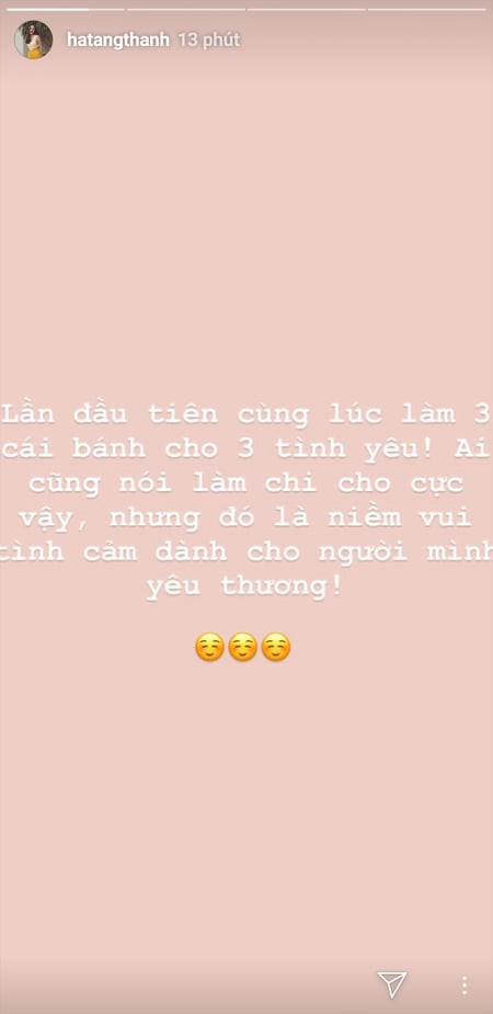 Tăng Thanh Hà một mình làm hẳn 3 cái bánh kem cùng lúc, quả không hổ danh mỹ nhân đảm đang nhất V-biz - Ảnh 1.