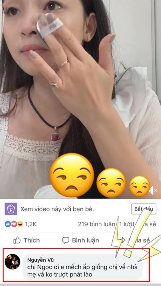 Rảnh rỗi ngồi livestream chia sẻ cách make up với hội chị em, Ngọc Mon tím mặt vì bị ông xã phá đám nhiệt tình - Ảnh 1.