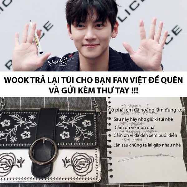 Fan girl người Việt để quên túi xách trong giỏ quà tặng Ji Chang Wook, hành động của chàng tài tử đình đám mới bất ngờ! - Ảnh 1.