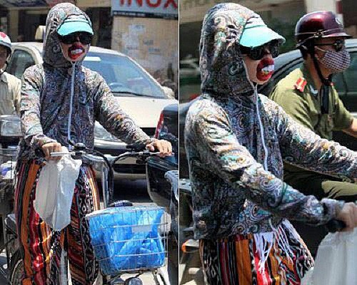 Tuyển tập những bức ảnh Ninja chống nắng khiến chị em cười như được mùa - Ảnh 2. Tuyển tập những bức ảnh Ninja chống nắng khiến chị em cười như được mùa - Ảnh 2.