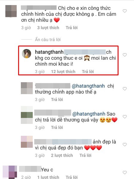 Được fan hỏi bí kíp chỉnh ảnh, Tăng Thanh Hà có ngay câu trả lời thật thà nhưng không kém phần dễ thương - Ảnh 2.