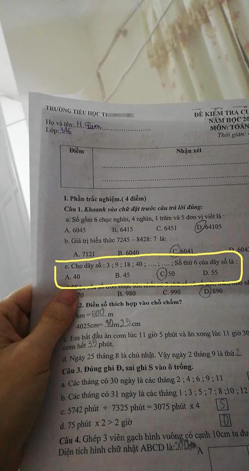 Bài toán lớp 3 của cháu khiến chú mất 2 tiếng để giải, còn dân mạng thì tranh cãi gay gắt - Ảnh 1.