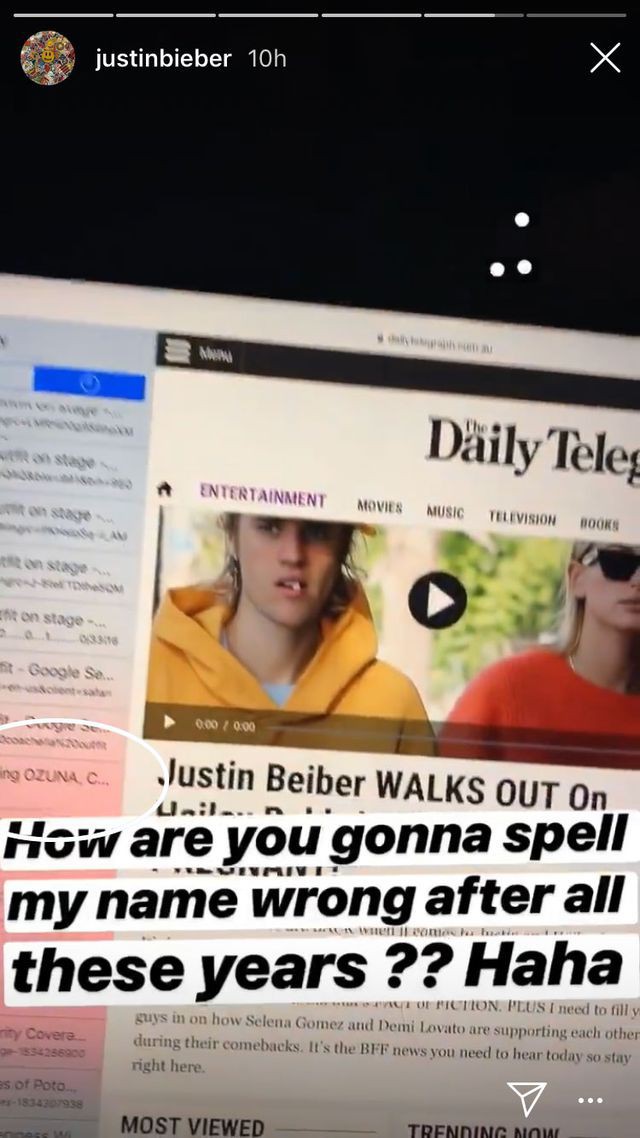 Bị netizen phát hiện Selena xuất hiện trong phần lịch sử tìm kiếm web, Justin Bieber giải thích ra sao? - Ảnh 1.