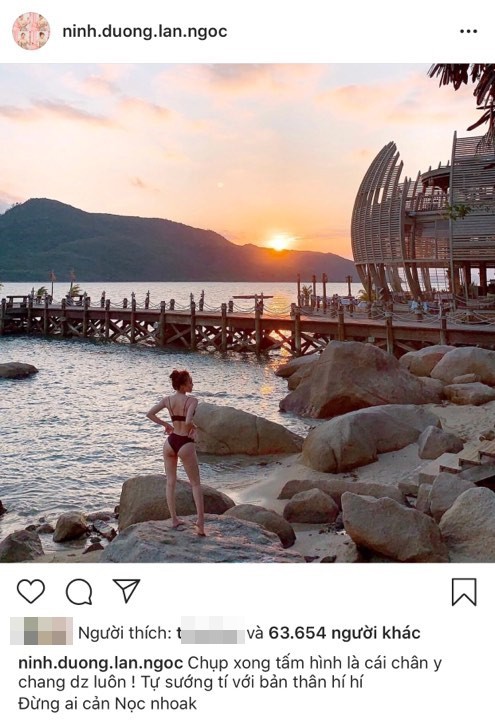 Khoe ảnh bikini nóng bỏng, Ninh Dương Lan Ngọc chính thức gia nhập hội mỹ nhân khoe dáng mùa hè - Ảnh 1.
