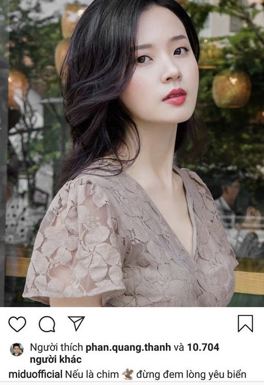 Khóa facebook thì đã sao, Phan Thành vẫn vào tận Instagram của Midu để ‘thả tim’ đây này! - Ảnh 1.