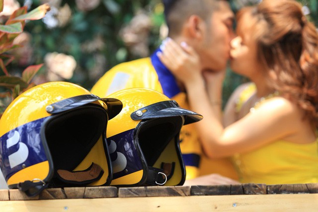 Chuyện tình đơn sơ ngọt như mía lùi của cặp đôi Sài Gòn chụp hình cưới concept “xe ôm công nghệ” - Ảnh 3.