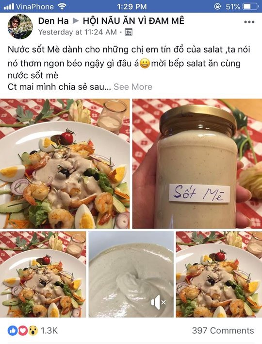 Mẹ Việt ở Đức chia sẻ cách làm xốt mè trộn salad khiến MXH dậy sóng vì quá ngon - Ảnh 1.