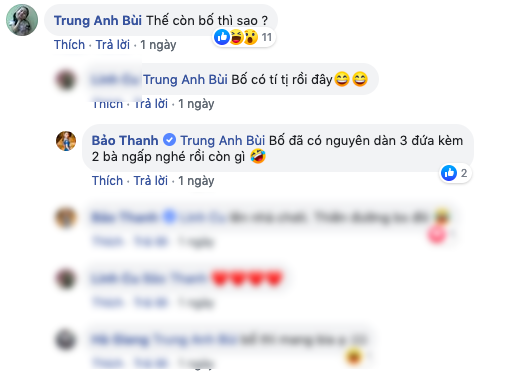 Phì cười với màn hội thoại ngoài đời thật của ông bố Trung Anh Về nhà đi con với 3 cô con gái Thu Quỳnh - Bảo Thanh - Bảo Hân - Ảnh 3. Phì cười với màn hội thoại ngoài đời thật của ông bố Trung Anh Về nhà đi con với 3 cô con gái Thu Quỳnh - Bảo Thanh - Bảo Hân - Ảnh 3.