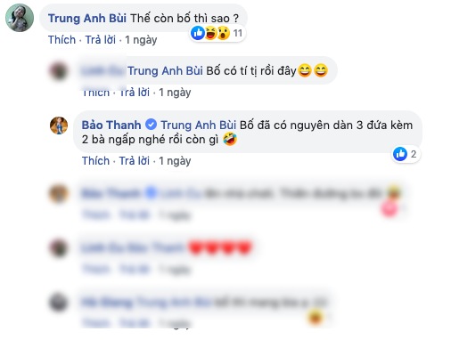 Phì cười với màn hội thoại ngoài đời thật của ông bố Trung Anh Về nhà đi con với 3 cô con gái Thu Quỳnh - Bảo Thanh - Bảo Hân  - Ảnh 3.