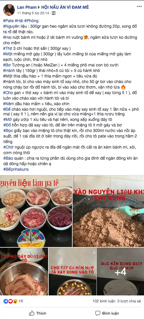 Cách làm món pate Hải Phòng - Ảnh 1. Cách làm món pate Hải Phòng - Ảnh 1.