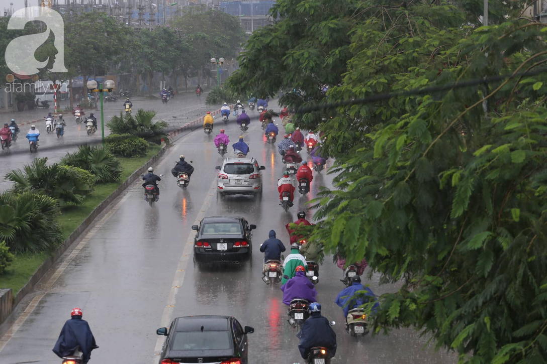 Mong mỏi đến hao mòn, cuối cùng Hà Nội cũng đã có mưa sau bao ngày nóng như chảo lửa - Ảnh 1.