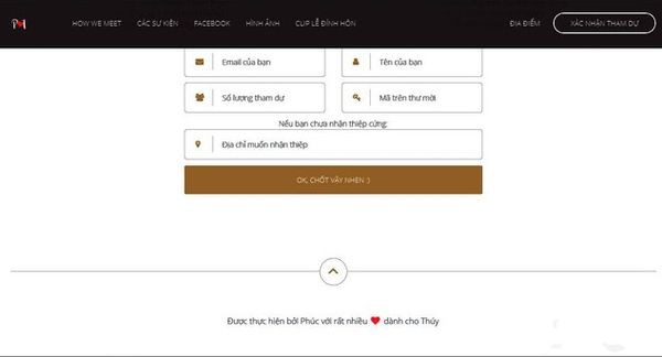 Cặp đôi mời cưới thời 4.0: Làm hẳn website để khách mời xác nhận đi hay không, có cả số tài khoản để chuyển tiền cho tiện - Ảnh 3.