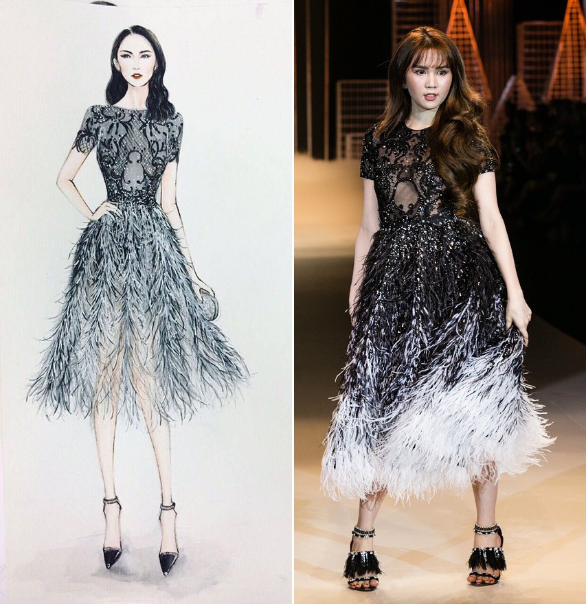 8 bản thiết kế đầm dạ hội của Ngọc Thảo dự thi quốc tế - Phong cách sao -  Việt Giải Trí