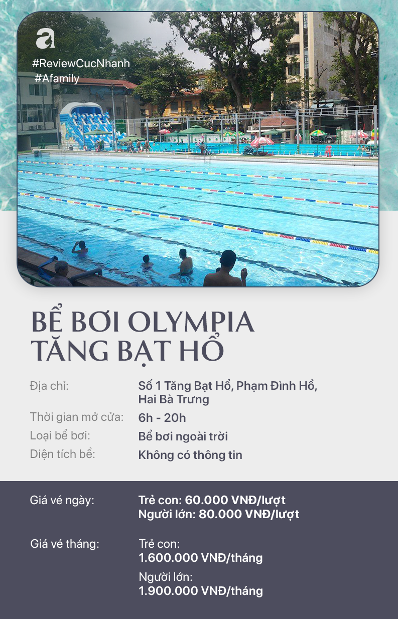 Hè đến rồi, cùng review nhanh các bể bơi ở Hà Nội để chọn chỗ bơi cho con nào  - Ảnh 6.