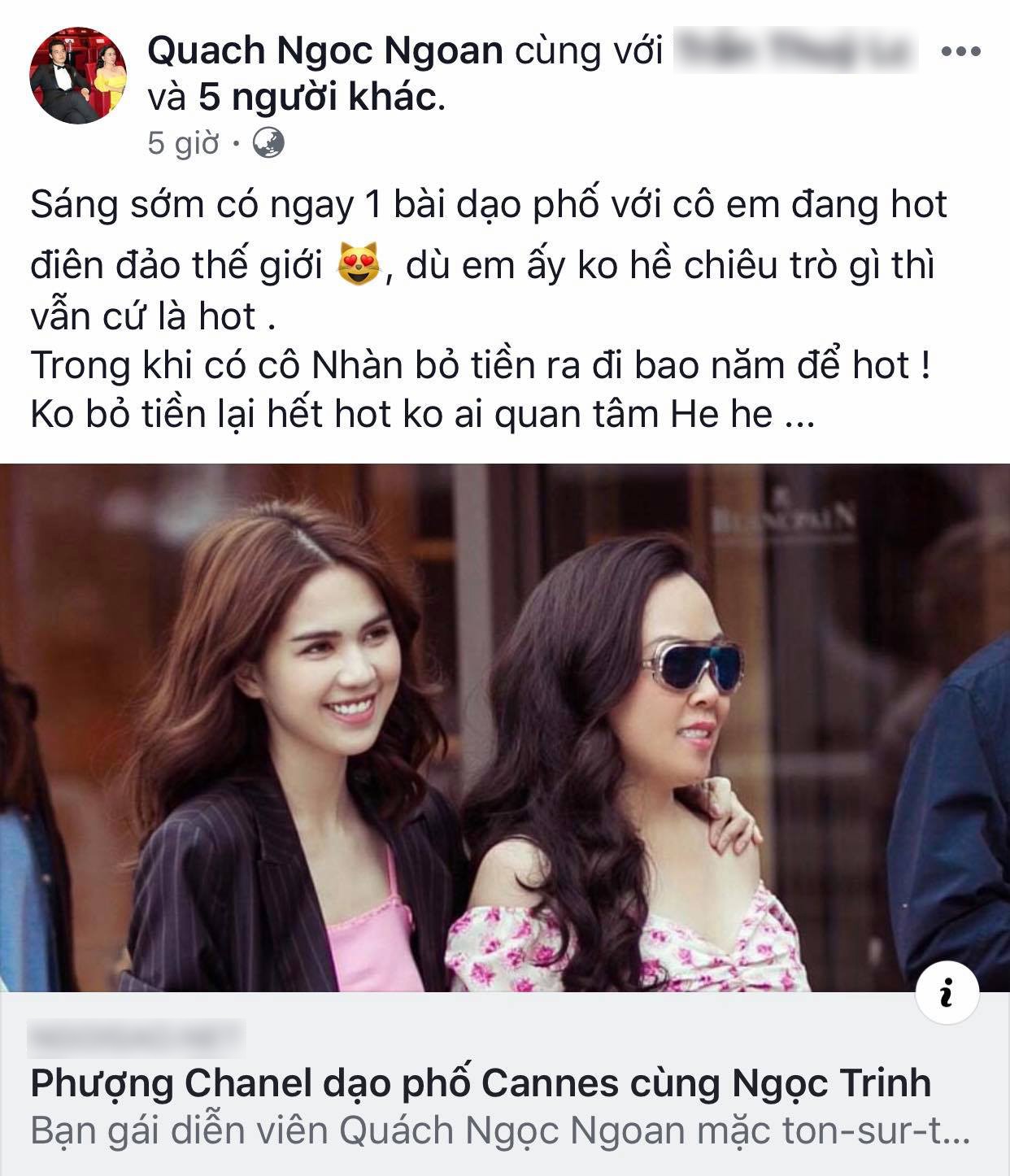 Hứng gạch đá vì nói xấu Lý Nhã Kỳ, Quách Ngọc Ngoan tiếp tục có hành động mà dân mạng đánh giá là hèn - Ảnh 1. Hứng gạch đá vì nói xấu Lý Nhã Kỳ, Quách Ngọc Ngoan tiếp tục có hành động mà dân mạng đánh giá là hèn - Ảnh 1.