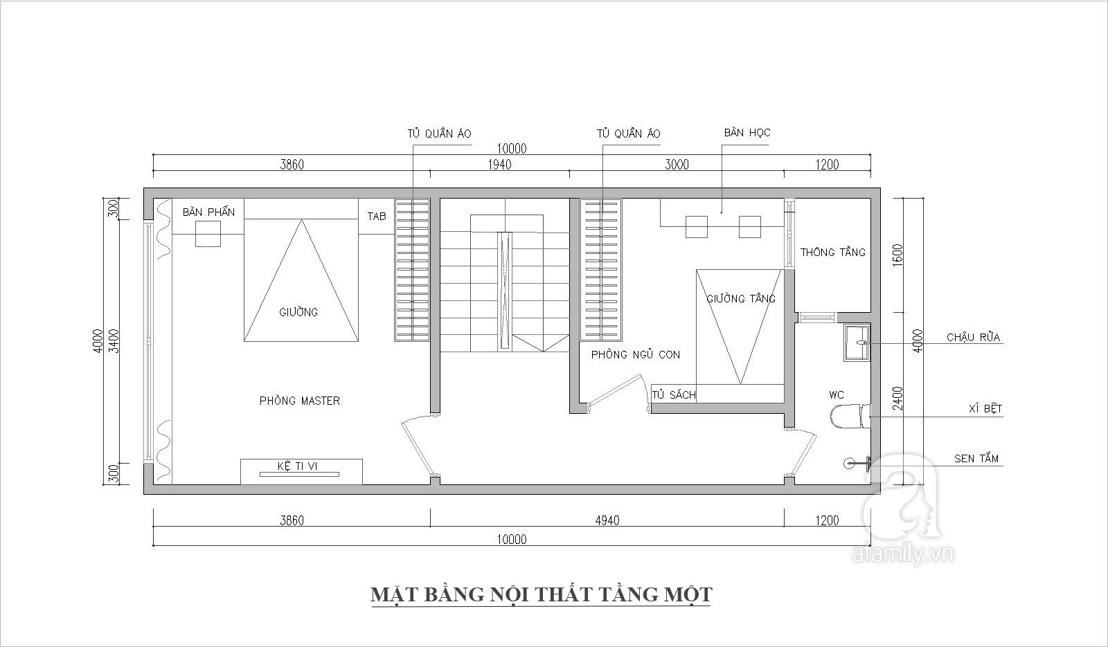 Tư vấn thiết kế nhà ống 2 tầng trên mảnh đất 40m² cho gia đình 3 thế hệ  - Ảnh 2.