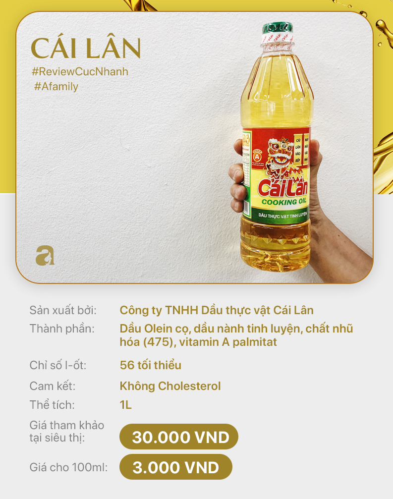 Review cực nhanh các loại dầu ăn: giá cả không chênh nhiều nhưng chỉ số I-ốt và cam kết sức khỏe mới đáng quan tâm - Ảnh 3.