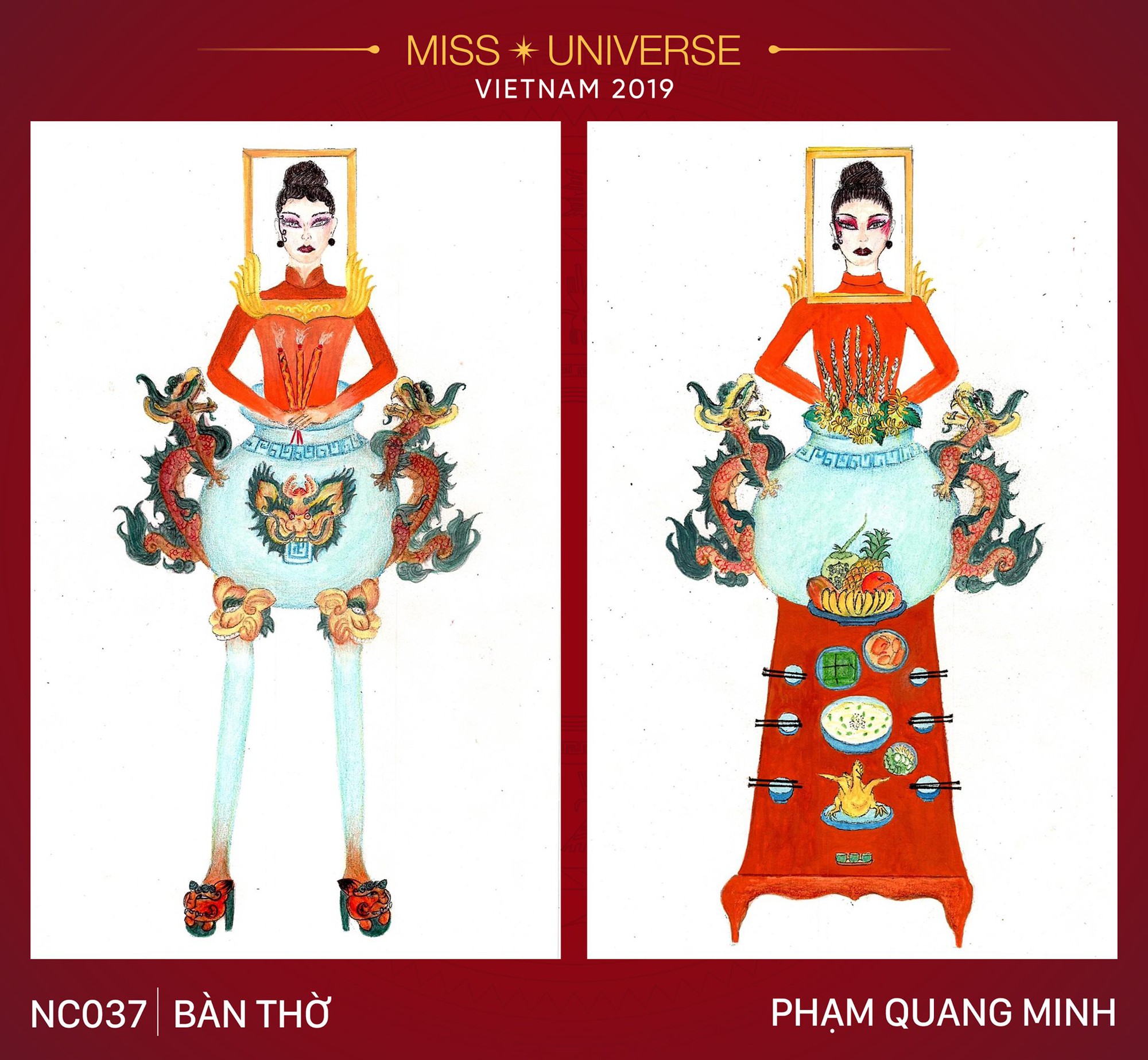 Sốc toàn tập với ý tưởng Bàn thờ dành cho trang phục dân tộc của Hoàng Thùy trong cuộc thi Miss Universe sắp tới  - Ảnh 5.