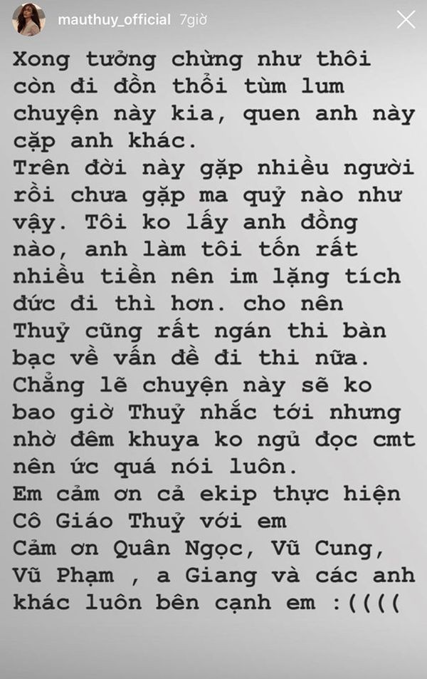 Mâu Thủy vạch trần sự thật chuyện mất suất thi Miss Earth, ám chỉ Phương Khánh chi bạo đi thi - Ảnh 5.