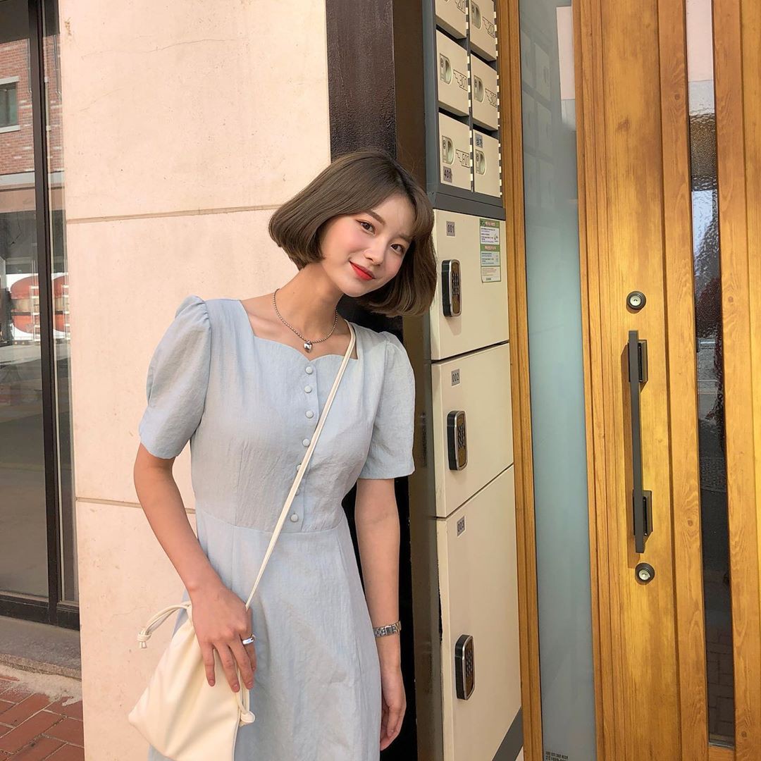 Nô nức diện váy thô mùa hè cho mát, muốn mặc đẹp hãy tham khảo 15 bộ đồ từ street style Châu Á này - Ảnh 8.