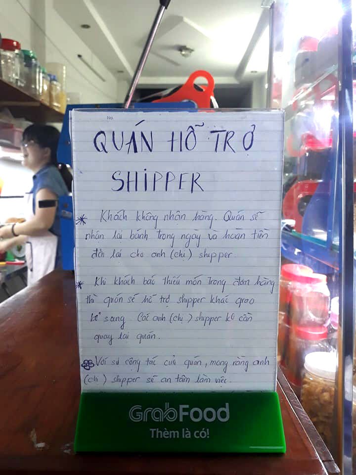 Quán ăn có tâm với shipper nhất Sài Gòn: Sẵn sàng nhận lại hàng và hoàn hóa đơn nếu không may bị khách bỏ bom - Ảnh 1.