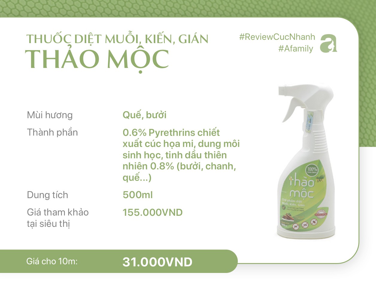 Review cực nhanh các loại bình xịt côn trùng để xử lý loài gián Đức khó nhằn - Ảnh 10.