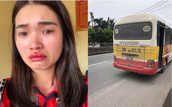 Thông tin mới vụ tài xế xe buýt đánh nữ hành khách chảy máu mũi vì chụp ảnh xe đánh võng - Ảnh 1.