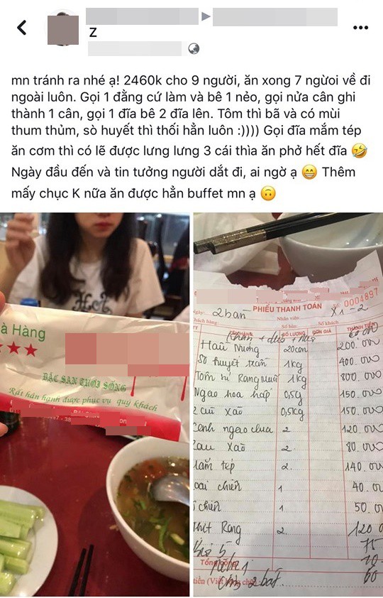 Nhóm 9 người đi Hạ Long ăn cả mâm hải sản hết 2,5 triệu vẫn kêu đắt, cô gái bị dân mạng cho sáng nhất Facebook hôm nay - Ảnh 1.