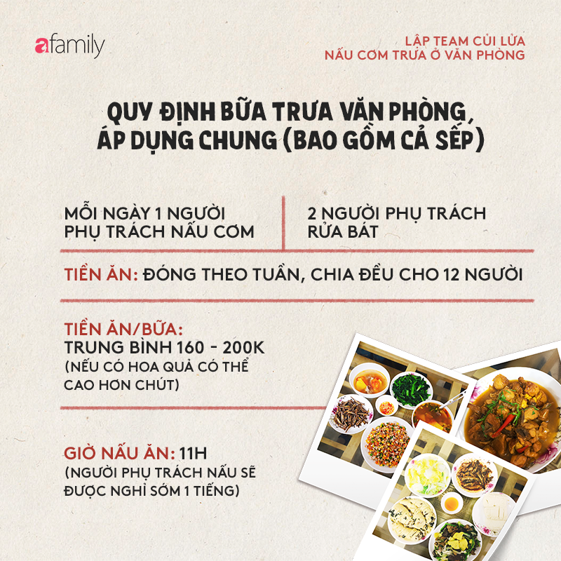 Cô nàng Hà Nội khoe văn hóa thú vị ở công ty: Lập team nấu cơm ngay tại văn phòng, sếp cũng được phân công rửa bát  - Ảnh 8.