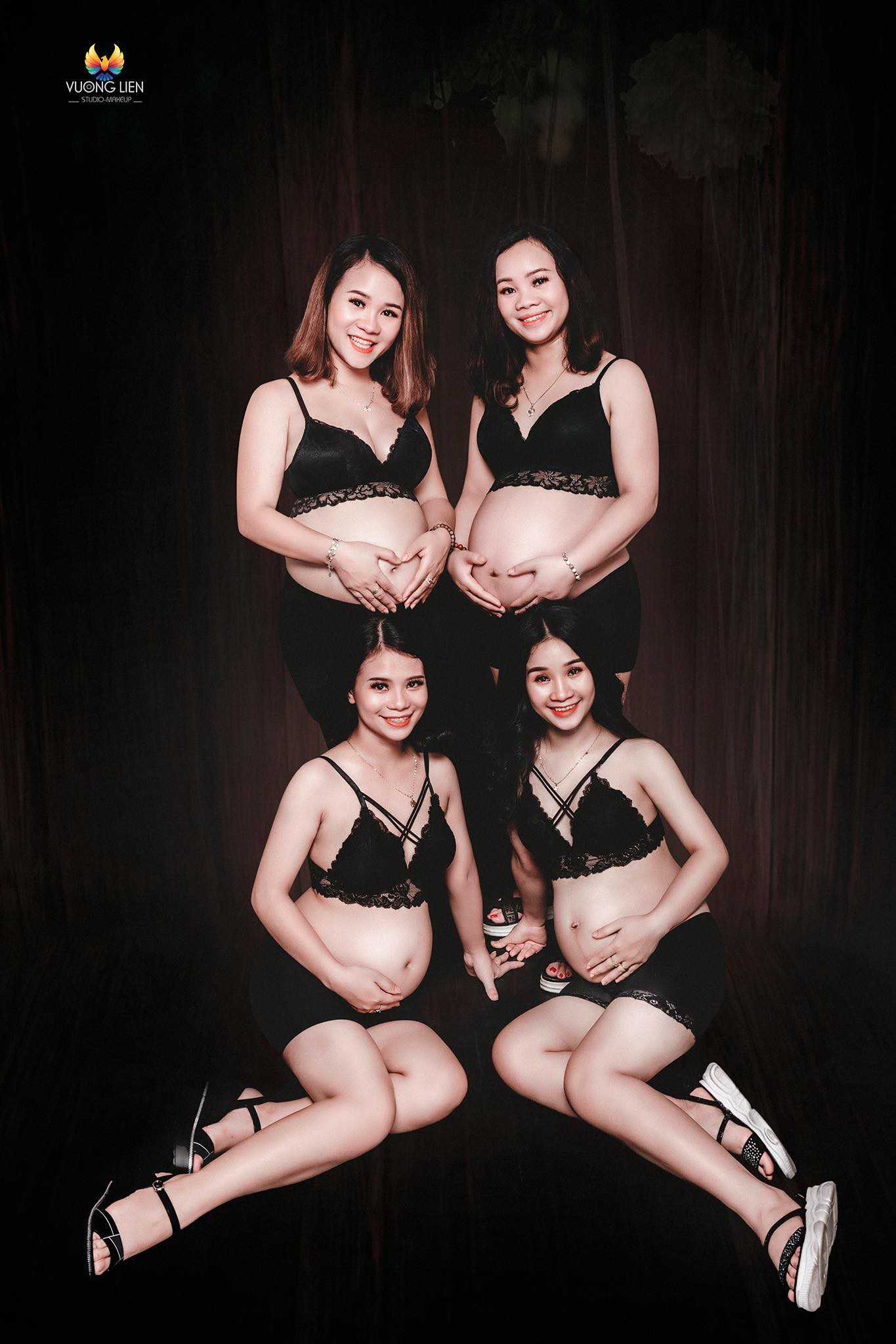 4 chị em ruột ở Nghệ An cùng mang bầu vượt mặt khiến dân mạng sửng sốt, nhưng chính chủ tiết lộ chi tiết càng bất ngờ - Ảnh 4.