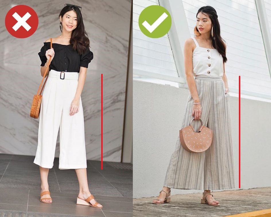 Quần ống rộng kết hợp với áo gì để chuẩn đẹp như stylist