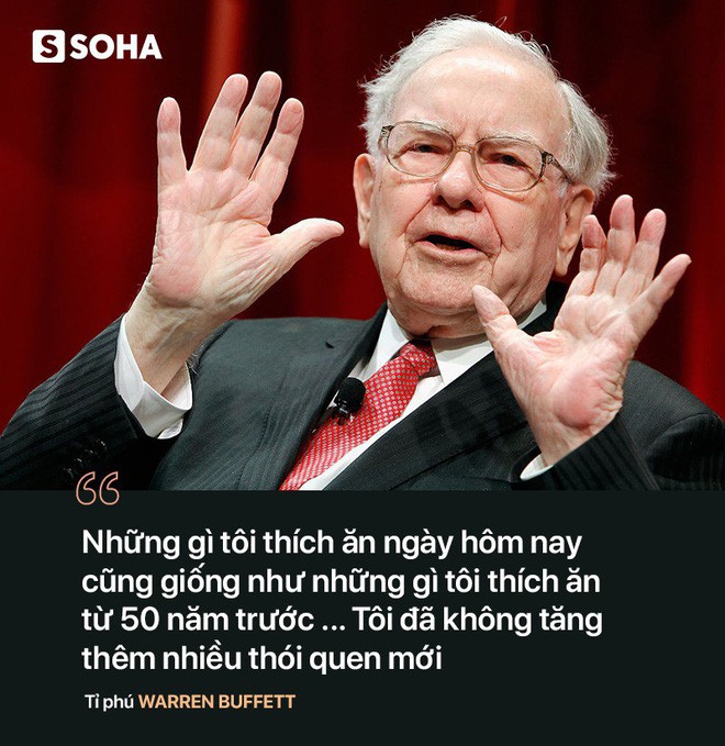 Bí quyết trẻ khỏe ngược đời của tỉ phú U90 Warren Buffett: Tôi ăn như đứa trẻ 6 tuổi - Ảnh 4. Bí quyết trẻ khỏe ngược đời của tỉ phú U90 Warren Buffett: Tôi ăn như đứa trẻ 6 tuổi - Ảnh 4.